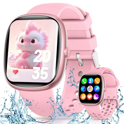 Produktbild von 2026 Smartwatch Kinder,Kinder Geschenke für Jungen Mädchen 5-16 Jahren Smartwatch,Schrittzähler,Wecker,Fitnesstracker 20 Sportmodi,Kindergeschenke