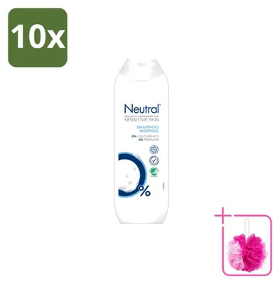 Productafbeelding van 10 x Neutrale shampoo (0%) voor normaal haar - 250 ml - Voordelige verpakking - 10 stuks
