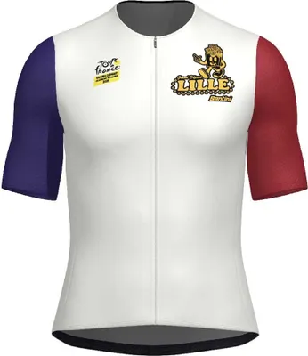 Produktbild von Santini Tdf Grand Depart Lille 2025 Kurzarm-radtrikot  XL Mann  XL