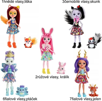 Immagine prodotto di Mattel DVH87 Bambole Enchantimals, assortite