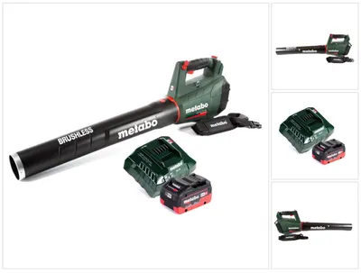Image de Metabo LB 18 LTX BL Souffleur de feuilles sans fil 18 V brushless + 1x Batterie 8,0 Ah + Chargeur