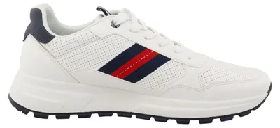 Imagen del producto de Zapatos deportivos para hombre de la marca Tom Tailor, tipo cordones, color blanco, para uso casual
