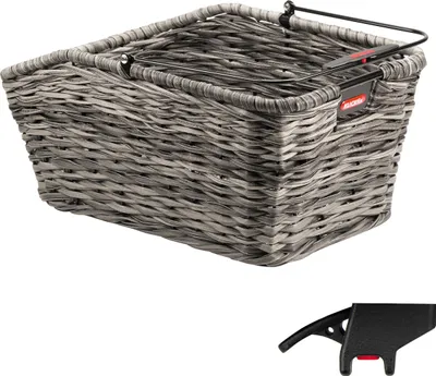 Produktbild von KLICKfix Structura GT, Hinten, Fahrradkorb, Grau, 18 l, 10 kg, 440 mm