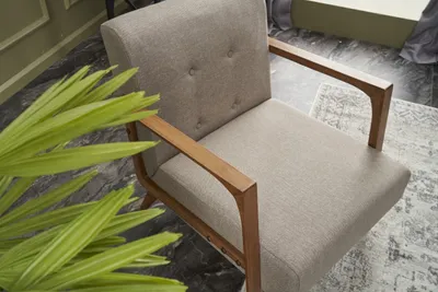 Produktbild von Hanah Home, Kemer - Cream, Ohrensessel, Creme, Polyester, 69 x 80 x 83 x  cm