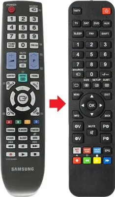 Produktbild von Fernbedienung passend für SAMSUNG AA5900489A