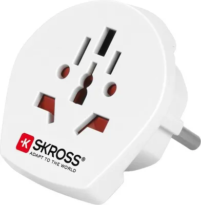 Obrázek produktu pro Skross 1.500211C-E, Univerzální, Univerzální, Typ A, Typ B, Type I (AU), Type J (CH), Type L (IT), 100 - 250 V, 16 A, Bílá