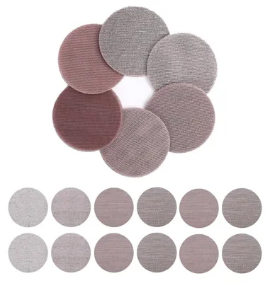 Immagine prodotto di Set di dischi abrasivi da 125 mm, 6 grane, 18 pezzi, con sistema a velcro
