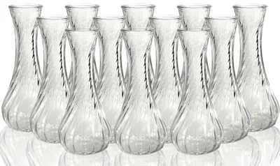 Image de Omgoods - Ensemble de 12 mini vases en verre pour la décoration de table
