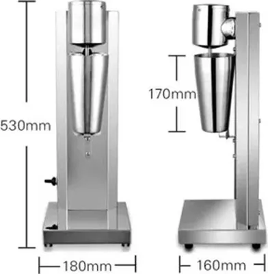 Obrázek produktu pro Stojanový mixér z nerezové oceli Smoothie Maker 650ml mléčný šejkr bar mixer nápoje proteinový šejkr
