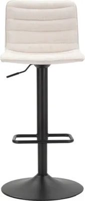Barhocker 43 x 85.5 x 49.5 cm aus Metall 2er Set_Natur24