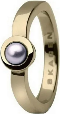Zdjęcie produktu dla Skagen pierścionek damski złota perła JRSG004, rozmiar pierścionka:49 (15.7) SS5 M30
