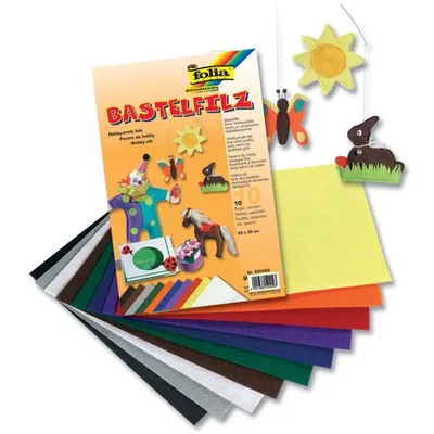 Obrázok produktu pre Folia craft filc 150 g/m², 20 x 30 cm, 10 listov