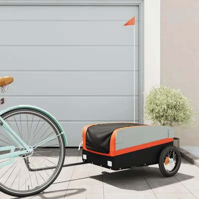 Immagine prodotto di Rimorchio per bicicletta - Trasporto di merci - Capacità di carico massima: 30 kg - Dimensioni: 122 x 525 x 425 cm