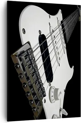 Produktbild von Bild auf Leinwand - Leinwandbild - Einteilig - E-Gitarre String Knopf - 70x100cm - Wand Bild - Wanddeko - Wandbilder - Leinwanddruck - Wanddekoration - Leinwand bilder - Wandbild - PA70x100-0379