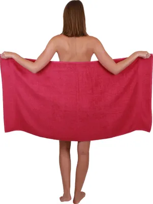 Produktbild von Betz Duschtuch 70x140 cm PALERMO 100% Baumwolle  Farbe: cranberry