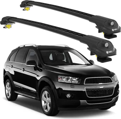 Zdjęcie produktu dla TURTLE BAGAŻNIK DACHOWY AIR-1 do CHEVROLET CAPTIVA ALL 2006 - 2018 , Czarny