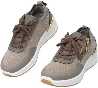 Productafbeelding van Sneakers voor vrouwen met rits en veters - Ademend bovenmateriaal