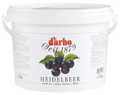 Immagine prodotto di Darbo Naturrein Marmellata di mirtilli Crema spalmabile ai mirtilli 2000g