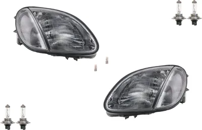 Produktbild von Johns, Scheinwerfer Halogen passend für Mercedes R170 mit Blinkern Leuchtmittel Set L R 1708202361 1708202461
