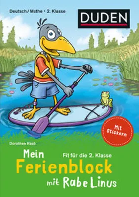 Obrázok produktu pre Mein Ferienblock mit Rabe Linus - Fit für die 2. Klasse
