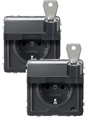 Zdjęcie produktu dla Gniazdo elektryczne Merten SCHUKO, model MEG2318-7214
