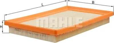Produktbild von Luftfilter MAHLE LX 1896 für HYUNDAI ATOS (MX) Filtereinsatz