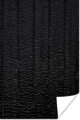 Produktbild von MuchoWow® Poster Schwarz - Design - Textur - Lederoptik 80x120 cm - Papierdruck