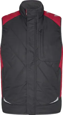 Produktbild von F. Engel Galaxy Winterweste, Anthrazit Grau/Tomato Red, Gr. 6XL