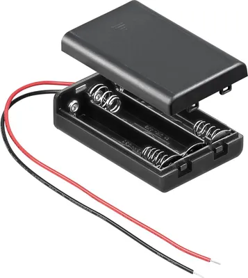 Produktbild von 3x AAA (Micro) Batteriehalterlose Kabelenden, wasserabweisend