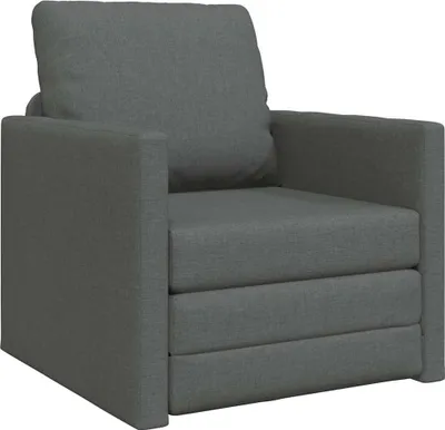 Obrázok produktu pre vidaXL Rozkladacia pohovka 60 cm tmavosivá látka