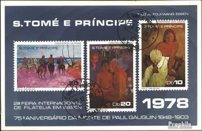 Produktbild von Briefmarken Sao Tome e Principe 1978 Mi Block15 (kompl.Ausg.) gestempelt Briefmarkenmesse