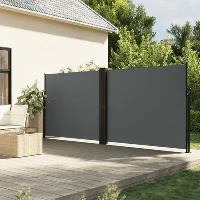 Produktbild von Seitenmarkise Ausziehbar Anthrazit 180x600 cm - Sonnensegel 4004838