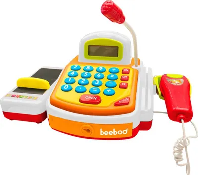 Produktbild von Spielkasse mit Warenband und Scanner beeboo