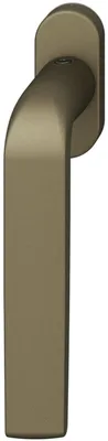 Produktbild von FSB Fenstergriff 34 1267 ovale Rosette 27 x 62, Aluminium mittelbronzefarbig