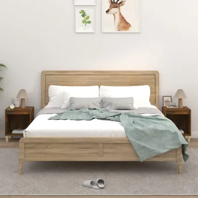 Produktbild von VidaXL 821869, Eiche, Holz, 400 mm, 350 mm, 500 mm, 2 Stück(e)