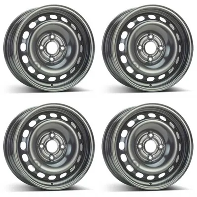 Zdjęcie produktu dla 4 felgi stalowe Alcar, 6.0Jx15 cali, ET37, 4x108, przeznaczone do Audi 80, zestaw 4 sztuki