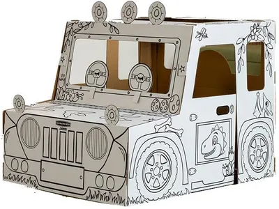 Produktbild von Fellowes Bankers Box XL Spielkarton DINO-TRUCK Wellpappe weiß