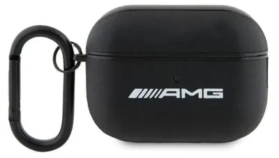 Obrázok produktu pre Amg Amap2Slwk Airpods Pro 2 (2022/2023) kryt čierny/čierna koža biele logo