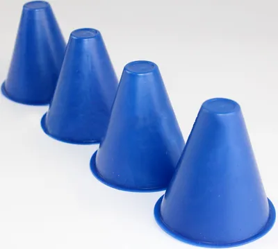 Imagen del producto de 1 unidad de barril para marcar en patines de fútbol, utilizado como obstáculo en circuitos deportivos para entrenamientos (azul)