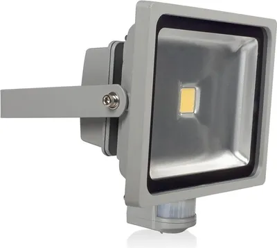 Produktbild von Smartwares LED Fluter Strahler Grau IP44 30W 2350lm Tageslichtweiß 6400K 110° mit Bewegungsmelder