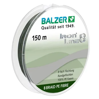 Produktbild von Balzer Iron Line 8 150 m Spule grün 0,27 mm/27,5 kg
