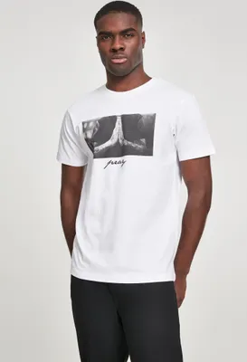 Obrázok produktu pre Tričko Mister Tee Pray Tee White-XXL