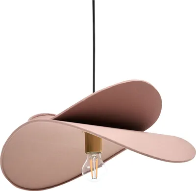 Produktbild von BELIANI Hängeleuchte Braun Stoffschirm Gewellt Glühbirnen-Optik Wellenform Langes Kabel Modern Beleuchtung Leuchte Esszimmer Schlafzimmer Wohnzimmer