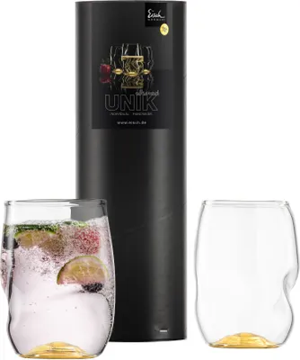 Obrázek produktu pro EISCH 2 univerzální sklenice, 131/10, zlatá, v dárkové krabičce, UNIK 30013122/180103