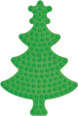 Produktbild von Hama Stiftplatte "Weihnachtsbaum" klein grün