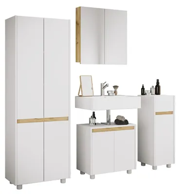 Immagine prodotto di Set completo di mobili da bagno Cosila XL, 4 pezzi