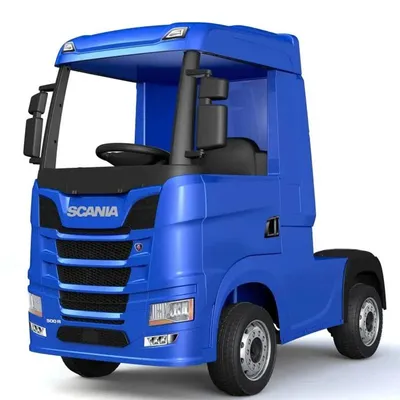 Produktbild von Scania 500R - Kinder Elektroauto - Elektro - Kinder - LKW - 12V - mit Fernbedienung - 4x4 - Blau