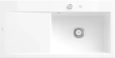 Produktbild von Villeroy & Boch Keramikspüle 336102R1, Subway Style 60 Einbauspüle - inkl.