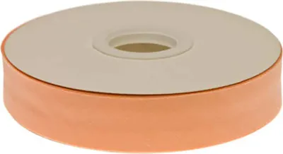 Produktbild von 20m Schrägband PolyBaumwolle unifarben 20mm breit gefalzt Einfassband Farbwahl, Farbe:apricot