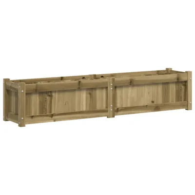 Image de vidaXL Bac à plantes 150x31x31 cm Bois de pin imprégné